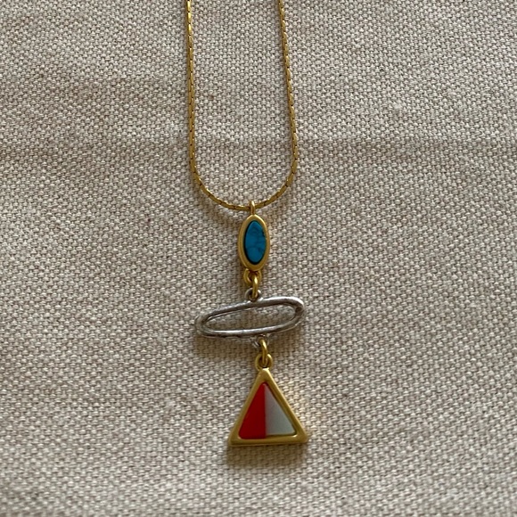 Madewell Desert Sunset pendant necklace Sante fe - Picture 2 of 7